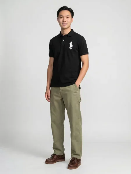 Polokošeľa Polo Ralph Lauren čierna