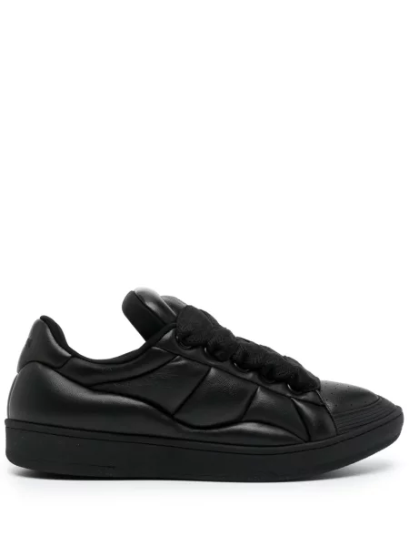 Sneakerși Lanvin din piele negru