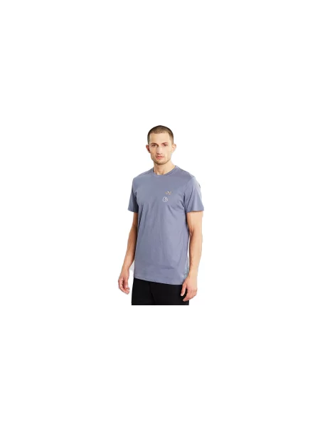 Dedicated T-shirt Stockholm Lucas Globe Walk Stone Blue Mężczyźni Koszulki Dedicated Niebieski Size: M czarna
