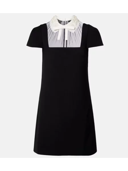 Rochie Self-portrait cu funde negru