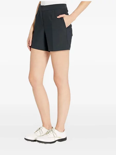 Pantaloni scurți Nike alergare cu talie înaltă în carouri albastru