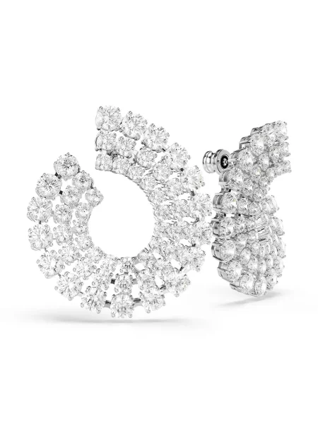 Swarovski cercei MATRIX argintiu