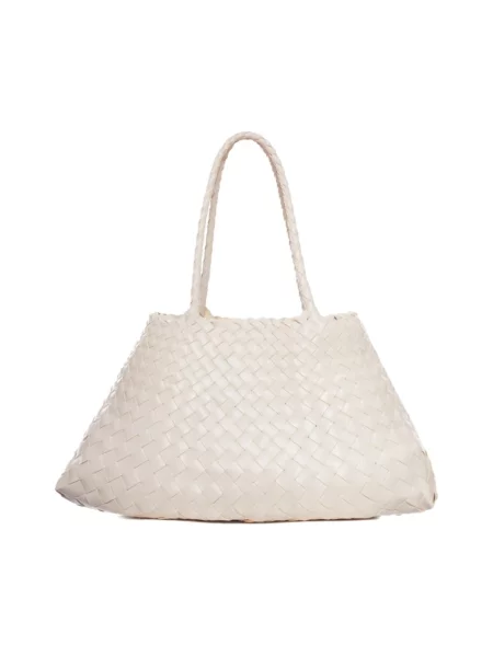 Torebka skórzana Dragon Diffusion beżowa