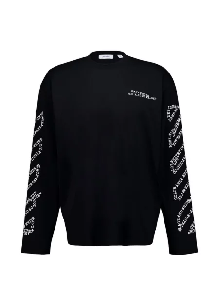 Tricou Off-white cu autograf alb