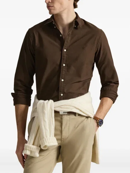 Șapcă Polo Ralph Lauren cu broderie din țesătură twill în carouri albastru