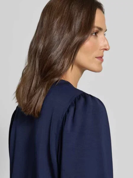 Bluza o luźnym kroju z rękawem o dł. Rich & Royal granatowa