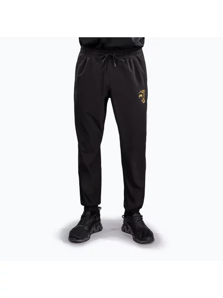 Pantaloni de antrenament pentru bărbați Venum x Mike Tyson Tiger Joggers black/gold negru