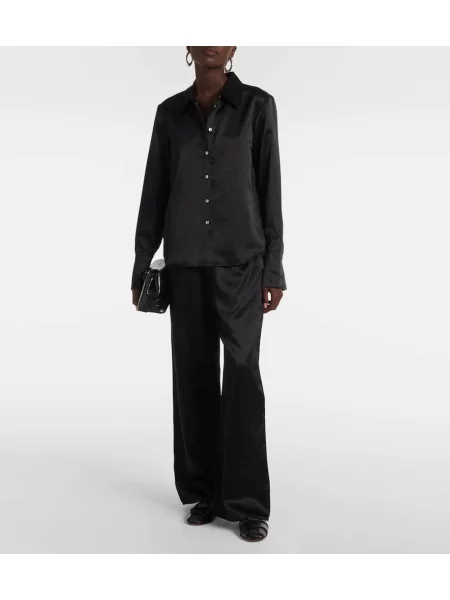 Pantaloni Asceno de lână negru