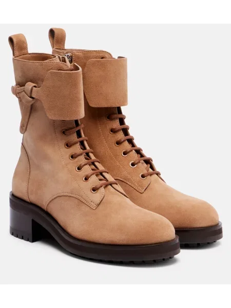 Botine Jimmy Choo din piele de căprioară maro