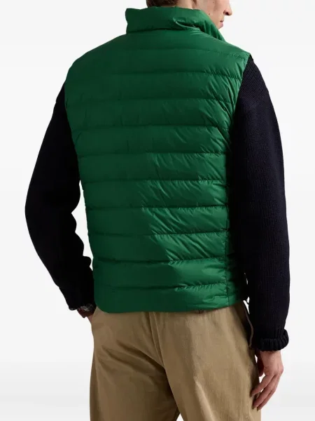 Μικρός κασκέτο Polo Ralph Lauren με χαμηλή μέση υφαίνω διαγωνίως πράσινο