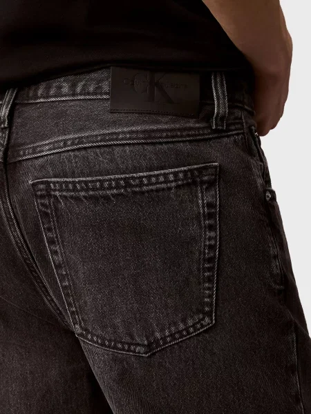Прямые джинсы Calvin Klein Jeans черные