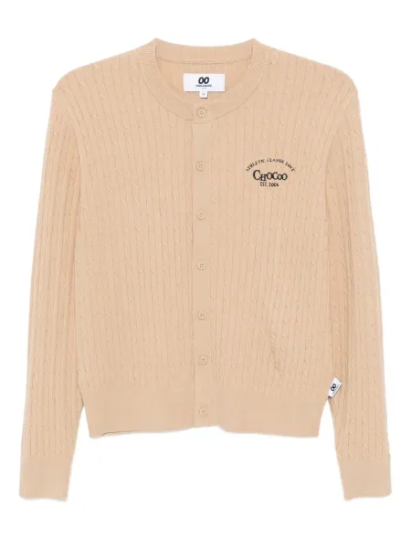 Cardigan Chocoolate cu broderie