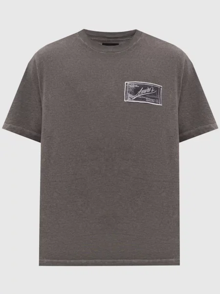 Футболка QUALITY GOODS Amiri сіра