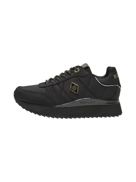 Sneakerși Replay negru