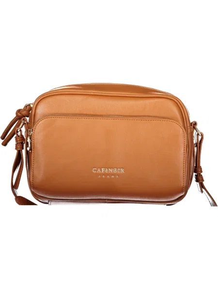 Usnjena usnjena torbica Cafènoir