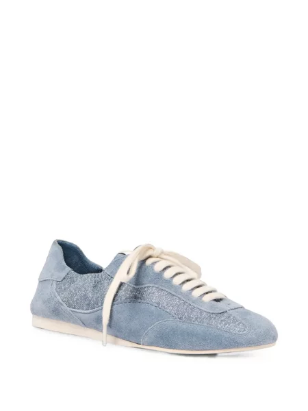 Sneakerși Simkhai din piele cu imagine albastru