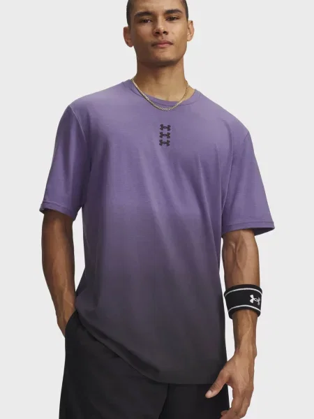 Футболка Under Armour з автографом фіолетова