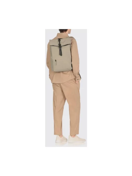 Rains plecak Rolltop Rucksack W3 duży gładki zielony