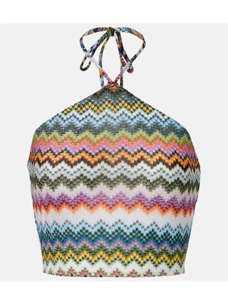 Cropp top Missoni cu gât halter