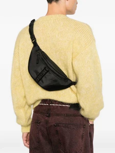 Curea Moschino cu autograf negru
