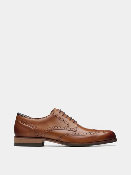 Clarks Туфлі шкіра коричневий