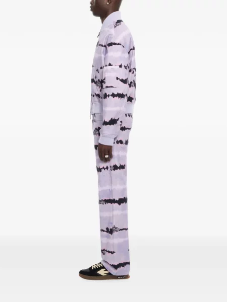 Decupat geacă bomber Off-white cu legături alb