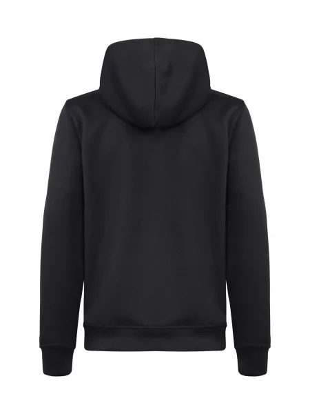 Clique Basic Active Hoody Junior – bluza z kapturem junior z barwionego włókna czarna
