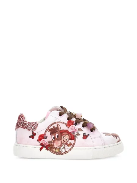 Sneakersy dziecięce Monnalisa różowe