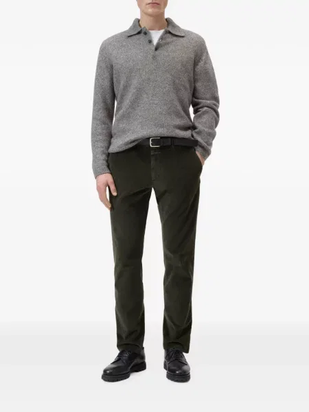 Pantaloni Closed de catifea cord verde