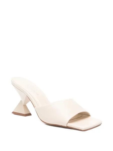 Papuci tip mules Carrano cu imprimeu geometric