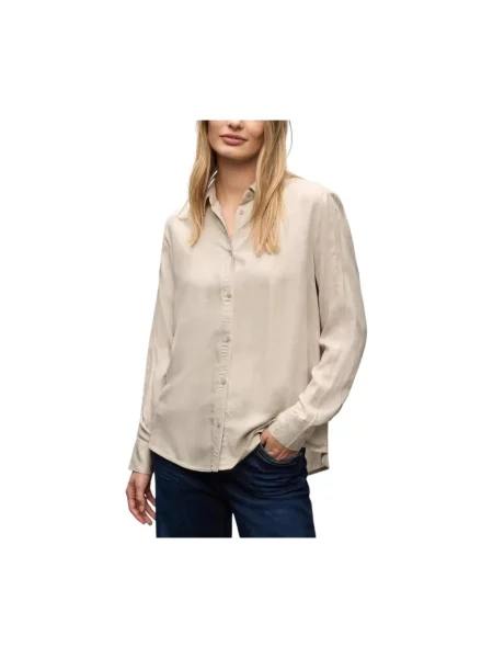 Koszula Street One w miejskim stylu beżowa