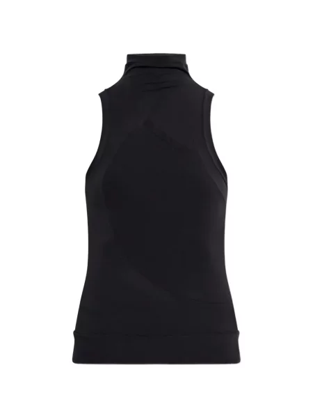 Top Issey Miyake bez rękawów czarny