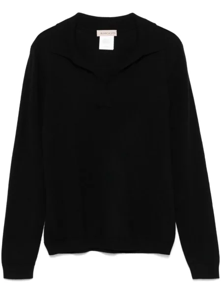 Polo Blanca Vita de lână negru