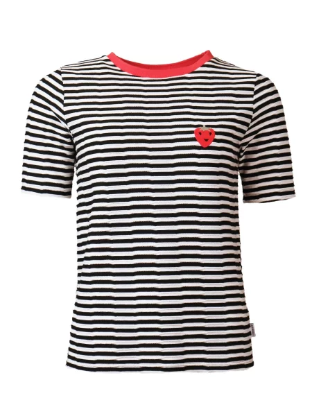 Kleinigkeit Tricou Fru roșu / negru alb