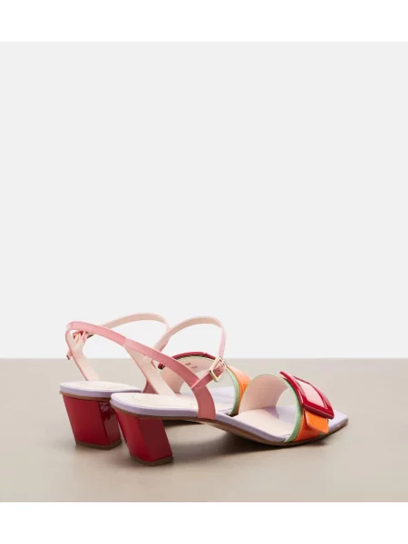 Sandale Roger Vivier din piele de lac