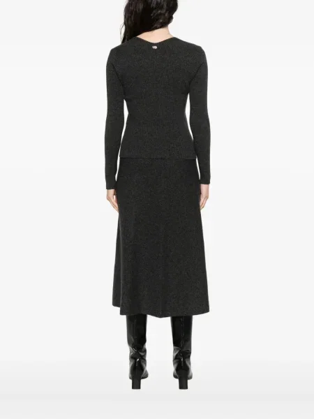 Пуловер Agnona сиво