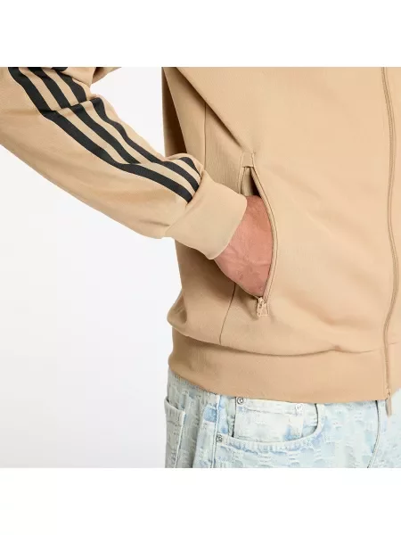 Класически суитчър Adidas Originals с апликация бежово