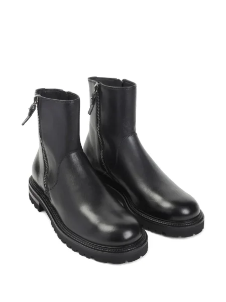 Botine Giorgio Armani din piele negru