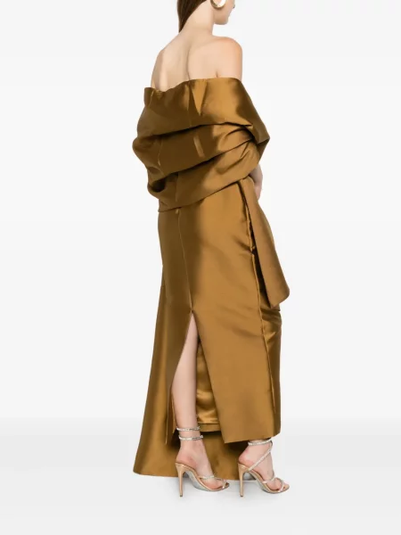 Rochie Solace London de costum maro