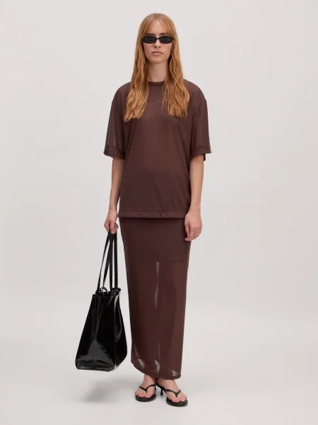 EDITED Tricou Ulaaka burgundy roșu
