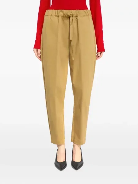 Pantaloni Semicouture cu cordon maro