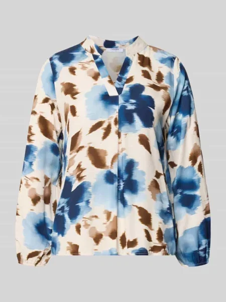 Bluzka o kroju relaxed fit z czystej model Lari' Zabaione granatowa