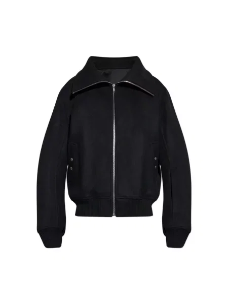 Kurtka Rick Owens wełniana czarna