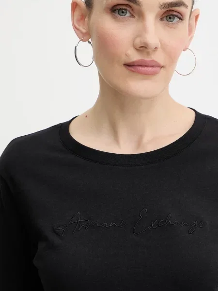 Лонгслив Armani Exchange черный