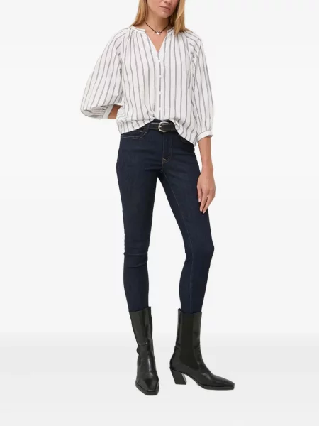 Blugi drepți Levi's® zdrențuiți negru