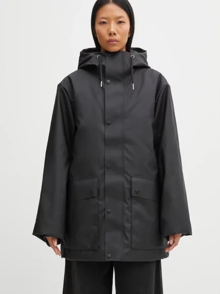 Rains Kurtki Mężczyzna L Parka czarny