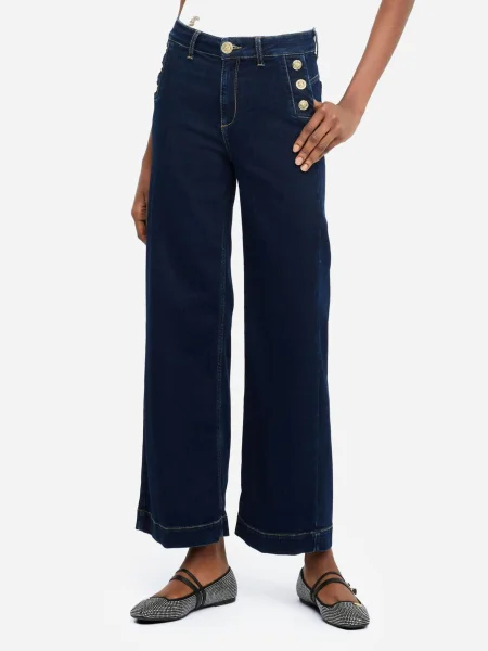 Liu Jo Sport Jeans hlače Mornarsko modra