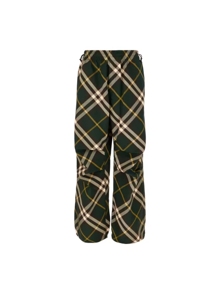 Spodnie Burberry zielone