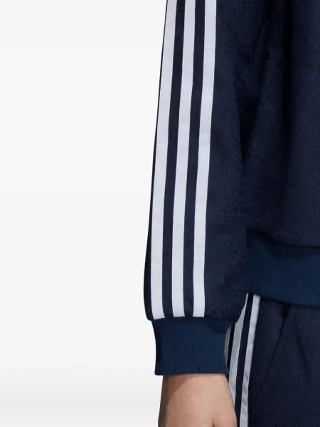 Legginsy Adidas do biegania z nadrukiem z dekoltem w serek czerwone