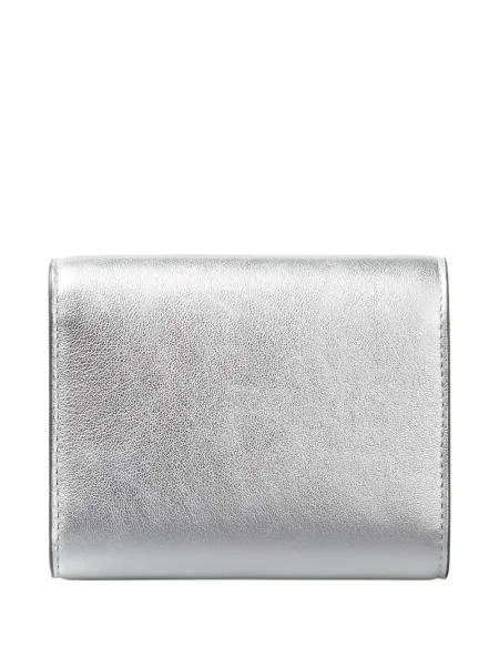 Piniginė Jimmy Choo su lankeliu sidabrinė